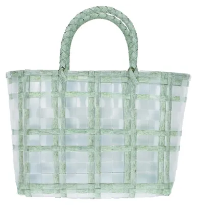 Image de Panier en osier avec poignée, durable et réutilisable