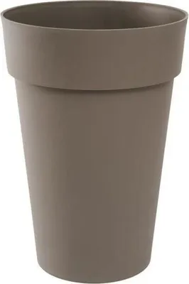 Produktbild von Blumentopf, Rund Ø 46 cm, 67 L, Ø 46 x H. 65 cm, EDA Toscane, Taupe