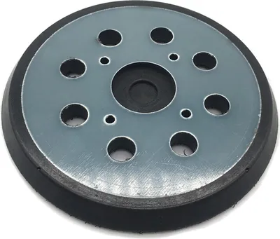 Produktbild von Trade-Shop Klett Schleifteller / Stützteller / Haftteller / Polierteller 125mm 8 Löcher Ersatz für Einhell AEG Milwaukee Exzenterschleifer