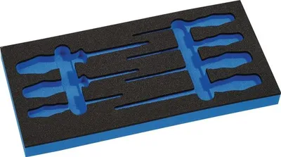 Produktbild von Werkzeugmodul Leereinlage 1/3-Modul 4000871290, 7-teilig