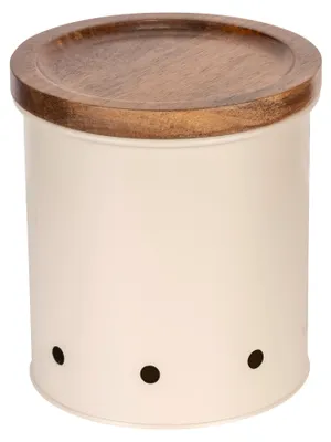 Produktbild von WENKO Aufbewahrungsdose Mod. Aria, 1,6 L, aus pulverbeschichtetem Metall