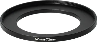 Produktbild von vhbw Step-Up-Ring Adapter 52mm - 72mm für Kamera Objektiv - Filteradapter, Metall Schwarz
