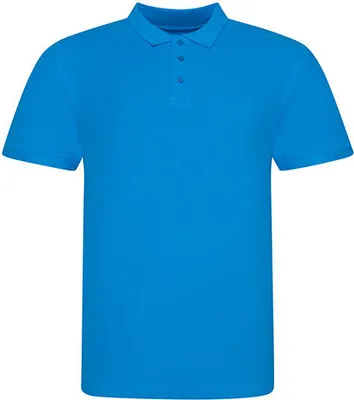 Immagine prodotto di Just Polo JP100 | Polo da uomo The 100, Cotone pettinato filato ad anelli - Colore: Azzurro - Taglia: XL