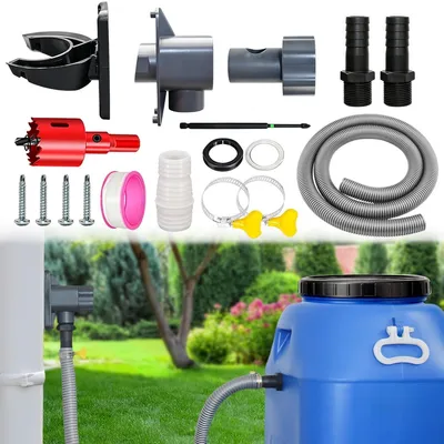 Produktbild von Regentonne 300 l, Kunststoff, dunkelgrün, für Garten