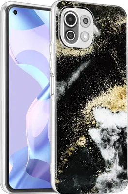 Obrázek produktu pro Pouzdro pro Xiaomi Mi 11 Lite 4G/5G Protective Cover Marble Motif Pouzdro na mobilní telefon Silicone Slim Cover