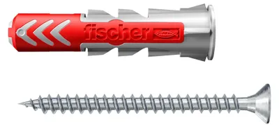 Image de Chevilles bi-matière DuoPower S avec vis 6X30 boîte de 50 - FISCHER - 555106