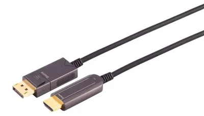 Immagine prodotto di Cavo adattatore DisplayPort, connettore HDMI-A, risoluzione 4K a 60Hz, lunghezza 30 metri