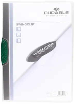 Obrázok produktu pre Durable Swingclip, Zelená, Polypropylén (PP), 30 listy, A4, 25 kusov