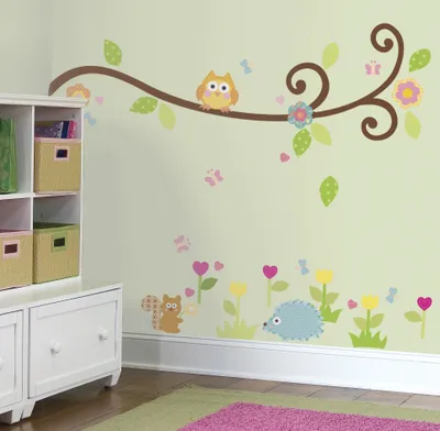 Produktbild von RoomMates RMK1861SCS Raumdekor gelockter Ast