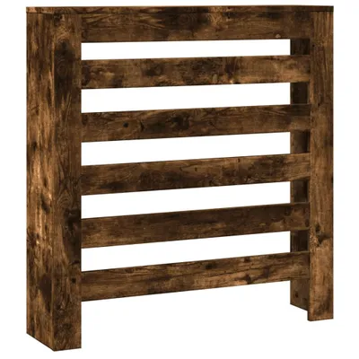 Image de vidaXL Habillage de radiateur chêne fumé 78x20x82 cm Bois composite