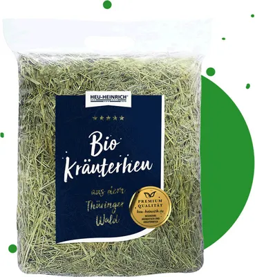 Produktbild von HEU-HEINRICH® - Bio-Kräuterheu - Premium - 750g