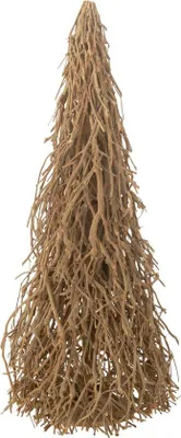 Immagine prodotto di Albero di Natale con candele in legno naturale - medio