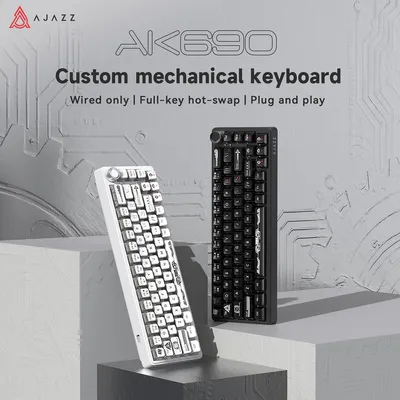 Produktbild von Mechanische Tastatur, Lila, Kabelgebunden - 78 Tasten - USB-A-Anschluss - Für Büro und Gaming