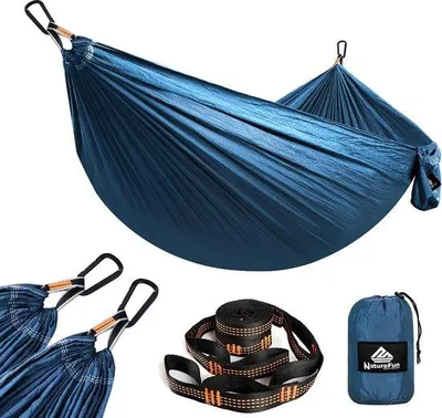 Productafbeelding van Famanu hangmat, ultralicht, draagvermogen 300 kg - parachutenylon, ademend, sneldrogend