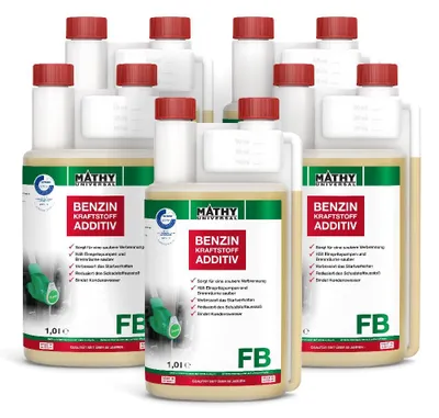 Produktbild von MATHY-FB Benzin-Kraftstoff-Addiitv 5 x 1,0 l - Benzin-Additiv für dauerhafte Kraftstoffpflege