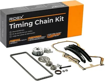 Produktbild von RIDEX 1389T0007 Steuerkettensatz Steuerkette für VW Golf V Schrägheck (1K1) TOURAN (1T1, 1T2) TIGUAN (5N) Passat Variant (3C5) für AUDI A3 Sportback