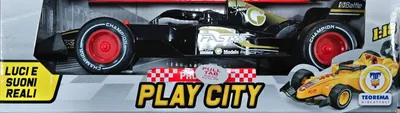 Productafbeelding van Formule 1 raceauto, zwart, met geluid