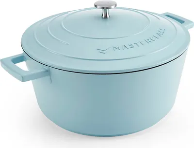 Produktbild von MasterClass Auflaufform mit Deckel, groß 5L/28 cm, leichtes Gussaluminium, Induk
