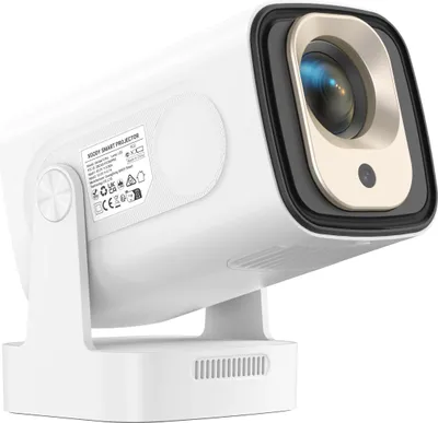 Immagine prodotto di Proiettore portatile, risoluzione 4K, connettività wireless, bianco