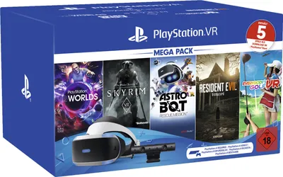 Produktbild von Sony PS VR Brille inkl. Kamera und 5 Spiele NEU