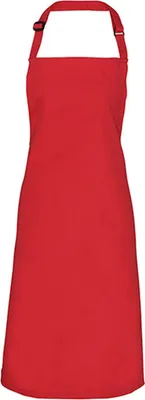 Obrázok produktu pre Premier Workwear PR150 | Zástera s náprsenkou "Colours" - možno prať na 60 °C - Farba: Salsa (približne Pantone 187) - Rozmery: 72 x 86 cm