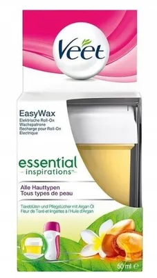 Zdjęcie produktu dla Veet, EasyWax, Wklad uzupelniajacy do kazdego rodzaju skory, 50 ml (PRODUKT Z NIEMIEC)