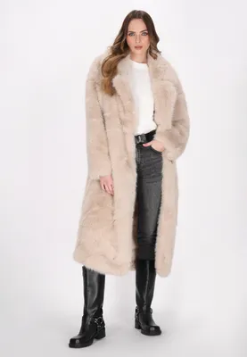 Image de Manteau pour femme SAPORTA - Crème beige, taille XXL