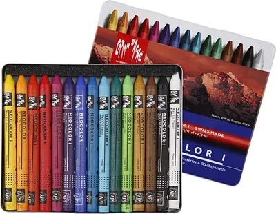 Obrázok produktu pre CARAN D'ACHE 7000315 CARAN D'ACHE voskové pastelky NEOCOLOR I, škatuľa 15 ks