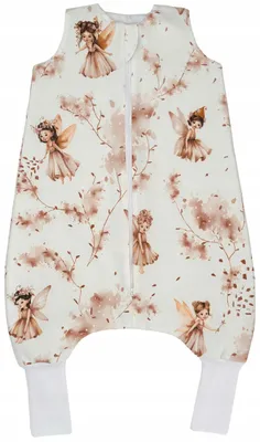 Produktbild von Sommer Babyschlafsack mit Füßen und Socken 0.5 TOG 100% Baumwolle M 92-104