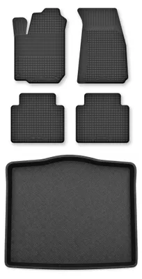 Immagine prodotto di Tappetini a vasca + bagagliaio per Ford Focus MK4 2018- hatchback 5 pezzi
