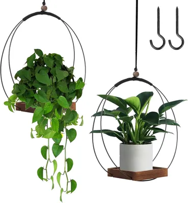 Productafbeelding van Macramé plantenbak, wit katoen, 100 cm, voor hangende planten