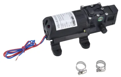 Membranpumpe 12 V, 100 W, 5,5 l/min, selbstansaugend, mit Druckschalter
