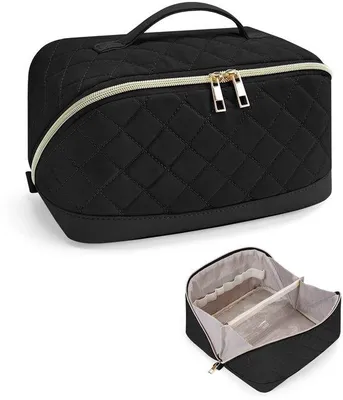 Productafbeelding van Make-up Tas - Grote Waterafstotende Toilettas voor Dagelijks Gebruik