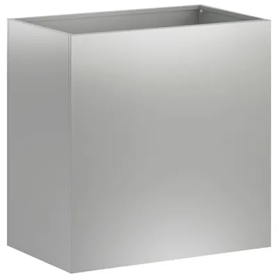 Produktbild von vidaXL Garten-Pflanzgefäß Silber 50 x 30 x 50 cm Verzinkter Stahl