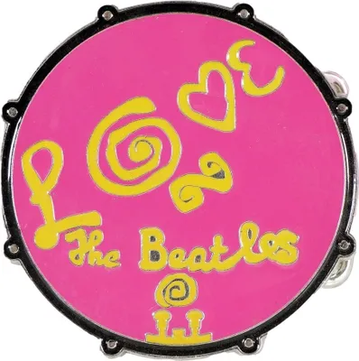 Produktbild von The Beatles - Spona na opasek "Love Drum" RO9581 (jedna velikost) (růžová)