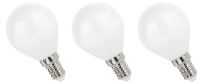 Produktbild von Spectrum LED-Lampe E14 4W 400lm 2700K Warmweiß P45 3 Stück