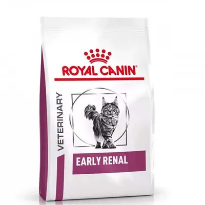 A bag of Royal Canin veterinary cat food.