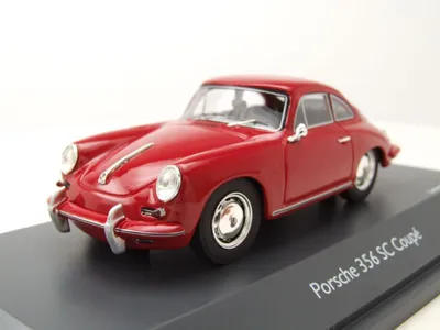 Image de Modèle réduit Porsche 356 SC 1965 rouge, échelle 1:43, Schuco