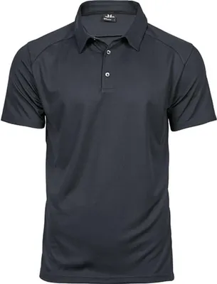 Immagine prodotto di Tee Jays 7200 | Polo sportiva da uomo - Colore: Grigio scuro (tinta unita) - Taglia: M