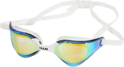 Produktbild von Huub Thomas Lurz Schwimmbrille Mit Spiegelglas Weiß Gold Mirror Weiß Gold Mirror