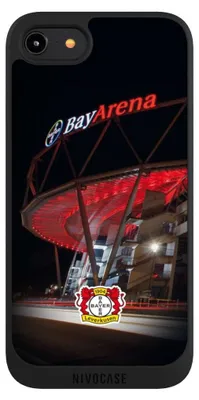 Produktbild von NIVOCASE Handyhülle für Apple iPhone 8  Hülle NIVOpure Case Schwarz Bayer 04 Leverkusen Offizielles Lizenzprodukt Stadion