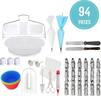 Obrázok produktu pre Sada na dekorovanie tort 94 kusov - Cakesicq