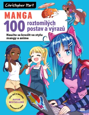 Produktbild von Manga 100 roztomilých postav a výrazů