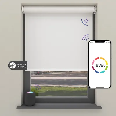 Produktbild von Cocoon Home Elektrisches Rollo Smart Home 120x190 Megan - Verdunkelnd, Weiß