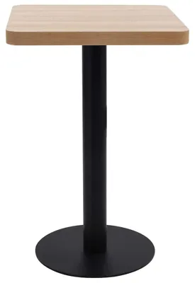 Obrázek produktu pro vidaXL Bistro stůl světle hnědý 50x50 cm MDF