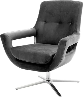 Produktbild von Casa Padrino Luxus Drehstuhl Grau - Designer Hotel Möbel