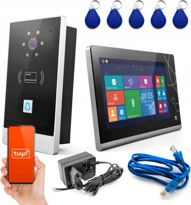 Obrázok produktu pre Videointerkom Tuya RJ45 s LCD displejom