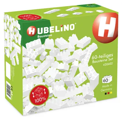 Image de Hubelino Blocs de construction blancs - 60dlg.