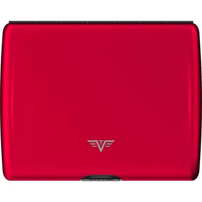 Zdjęcie produktu dla Elegancki portfel z jedwabiu Tru Virtu, przeznaczony do przechowywania kart, z ochroną RFID, w kolorze czerwonym (czerwona papryka)