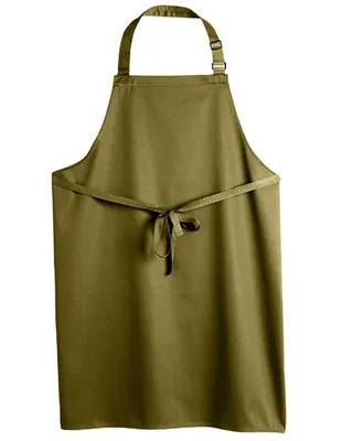 Immagine prodotto di Grembiule pettorina in poliestere riciclato, 71 x 91 cm - Colore: Oliva - Dimensioni: 71 x 91 cm
